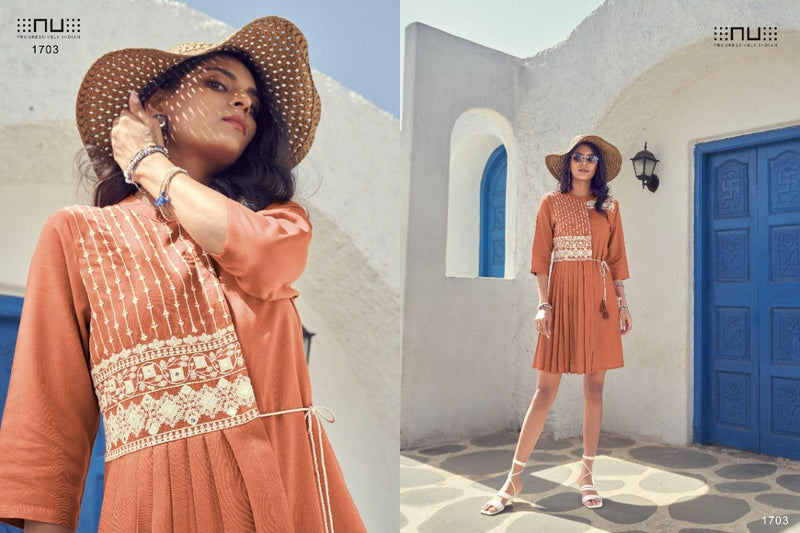 NU Progressively Indian Vol 17 Rayon Fancy Stylish Party Wear Kurtis