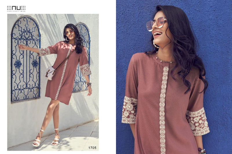 NU Progressively Indian Vol 17 Rayon Fancy Stylish Party Wear Kurtis
