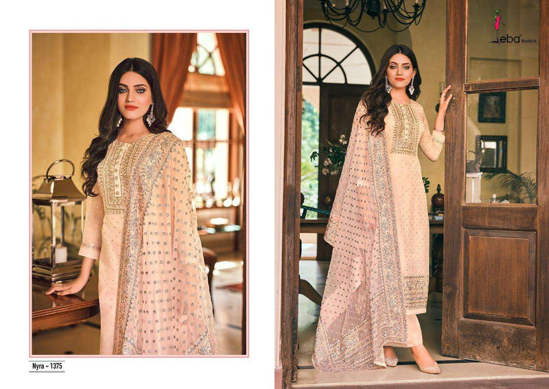 Eba Lifestyle  Nyra Vol 4 Stylish Embroidery Designer Wear Salwar Kameez