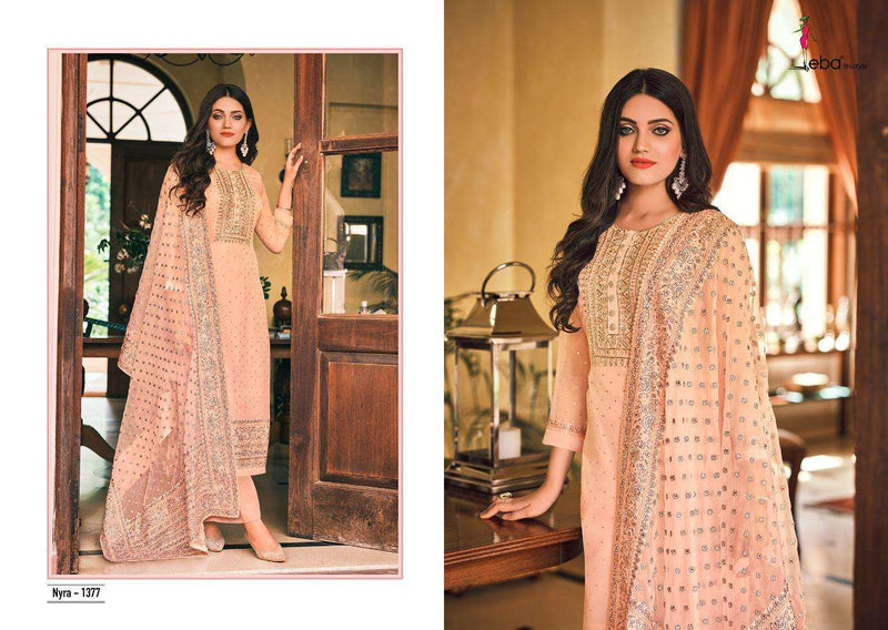 Eba Lifestyle  Nyra Vol 4 Stylish Embroidery Designer Wear Salwar Kameez