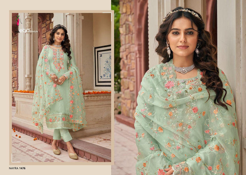 Eba Lifestyle Nyra Vol 5 Viscose Silk With Beautiful Heavy Embroidery Work Stylish Designer Salwar Kameez