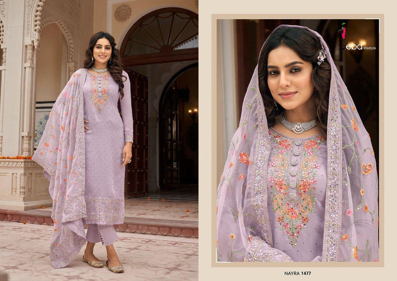 Eba Lifestyle Nyra Vol 5 Viscose Silk With Beautiful Heavy Embroidery Work Stylish Designer Salwar Kameez