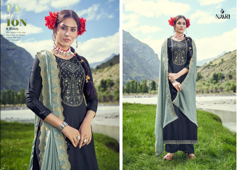 Naari Zarin Banzara Silk With Barik Multi Work Salwar Suit