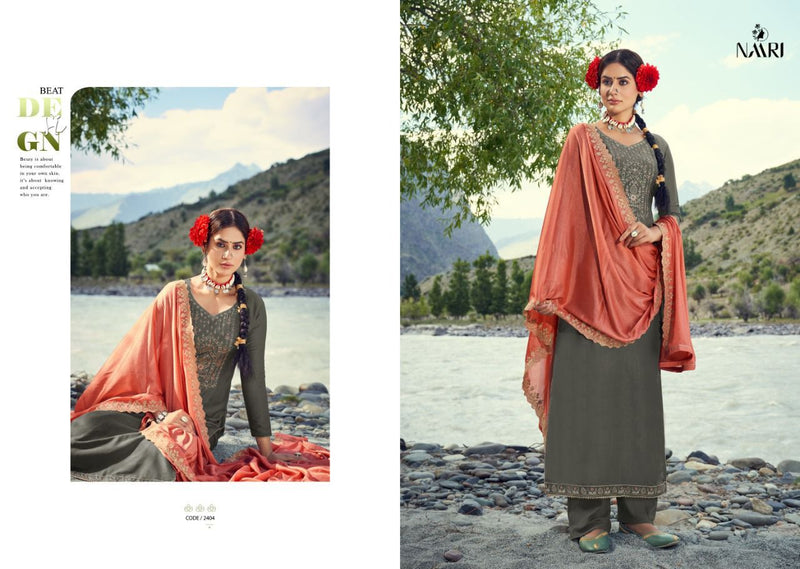 Naari Zarin Banzara Silk With Barik Multi Work Salwar Suit