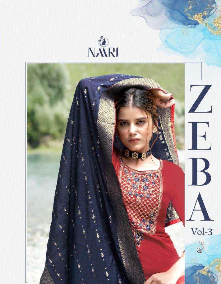 Naari Zeba Vol 3 Parampara Silk With Sequence With Coding Work