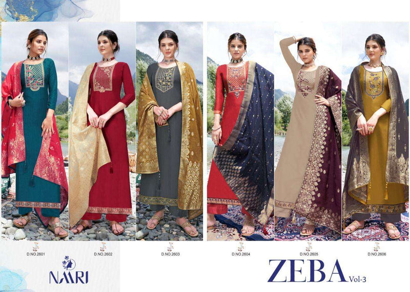 Naari Zeba Vol 3 Parampara Silk With Sequence With Coding Work