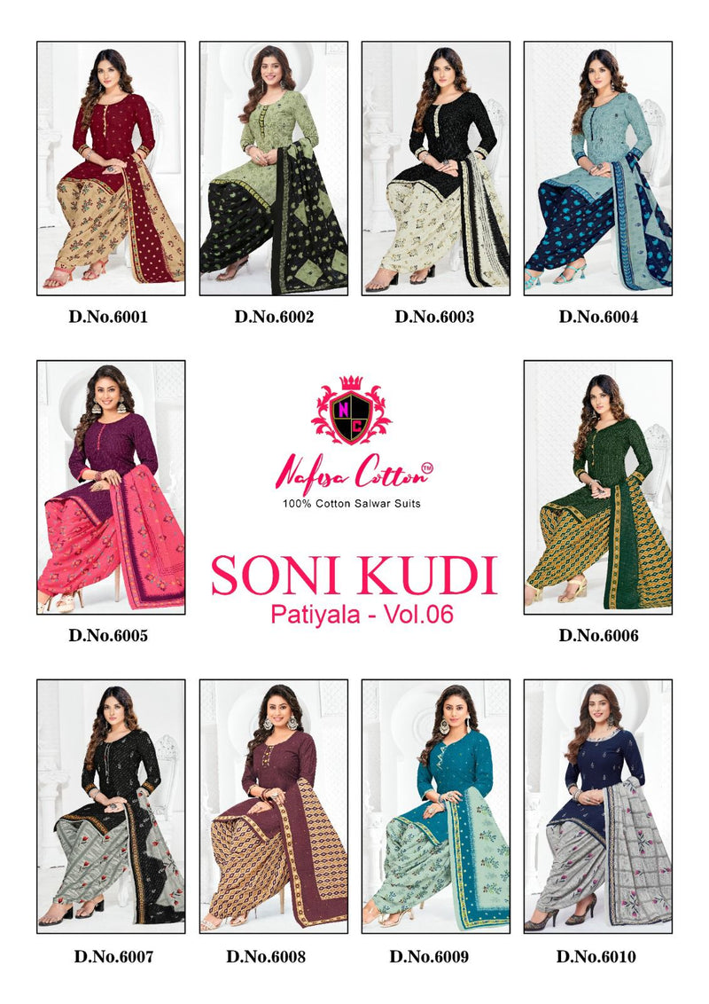 Nafisa Cotton Soni Kudi Vol 6 Cotton Dailywear Casual Salwar Suit