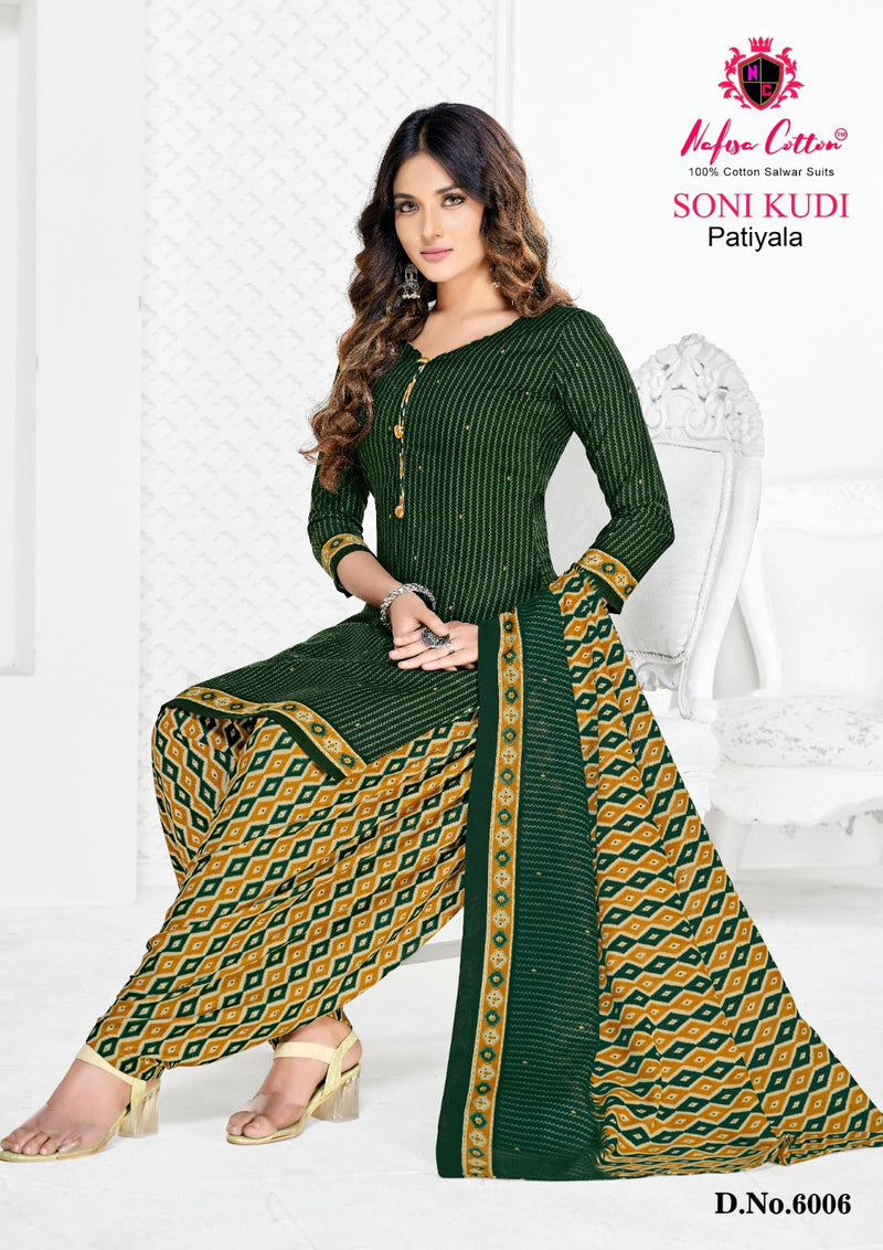 Nafisa Cotton Soni Kudi Vol 6 Cotton Dailywear Casual Salwar Suit