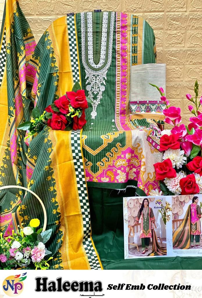 Nand Gopal Haleema Heavy Lawn Cotton Printed Exclusive Dailywear Salwar Suit