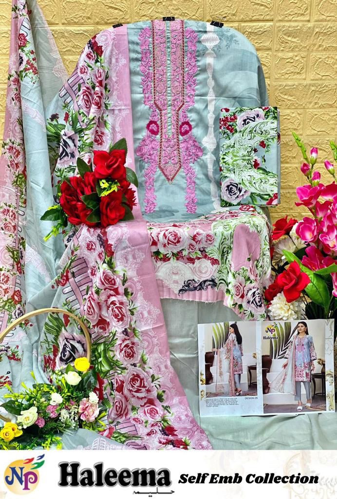 Nand Gopal Haleema Heavy Lawn Cotton Printed Exclusive Dailywear Salwar Suit