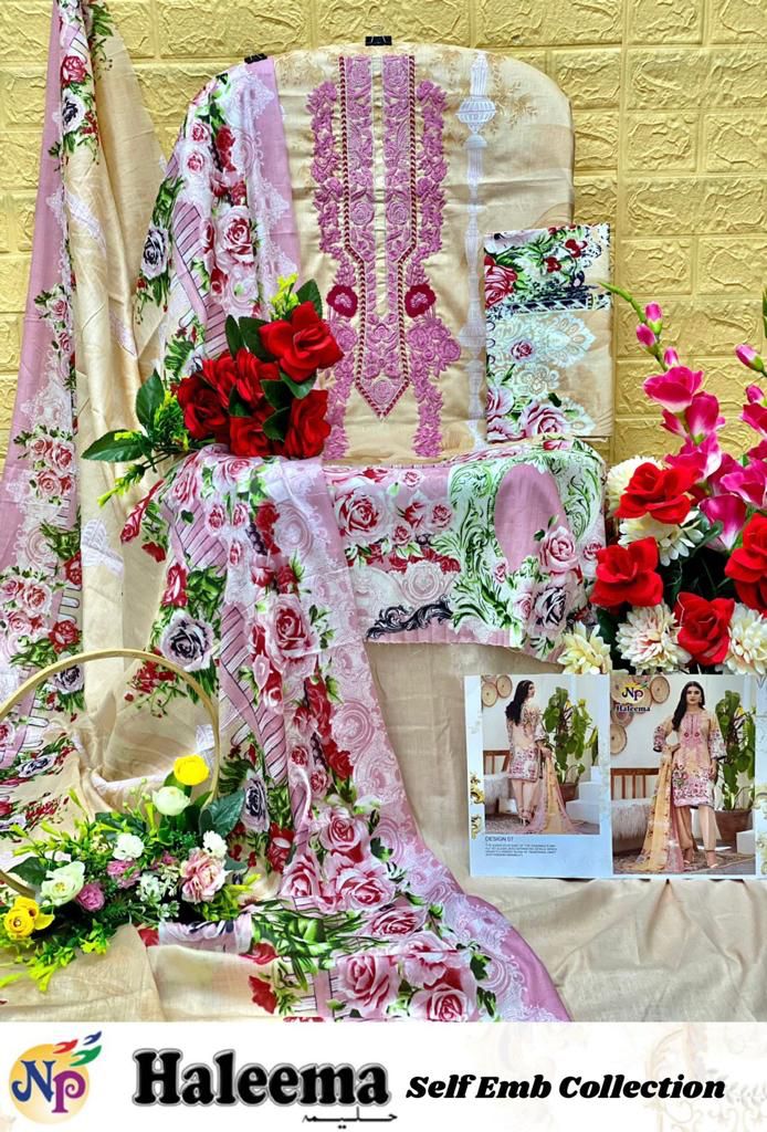 Nand Gopal Haleema Heavy Lawn Cotton Printed Exclusive Dailywear Salwar Suit