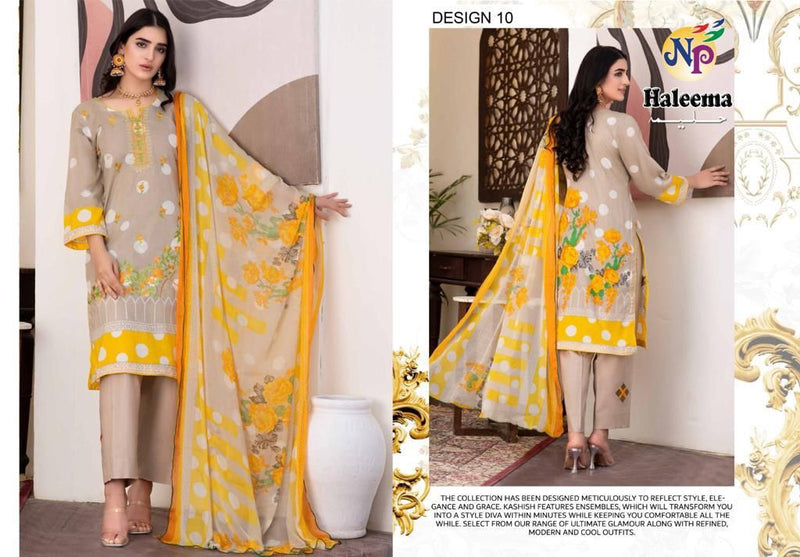 Nand Gopal Haleema Heavy Lawn Cotton Printed Exclusive Dailywear Salwar Suit