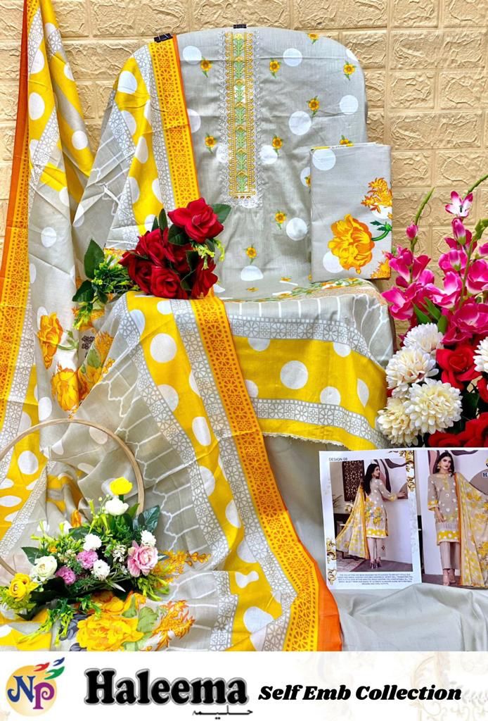 Nand Gopal Haleema Heavy Lawn Cotton Printed Exclusive Dailywear Salwar Suit
