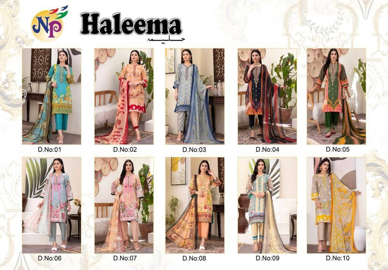 Nand Gopal Haleema Heavy Lawn Cotton Printed Exclusive Dailywear Salwar Suit
