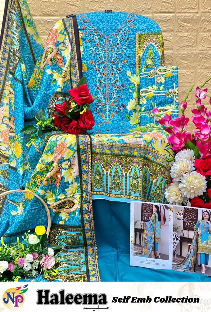 Nand Gopal Haleema Heavy Lawn Cotton Printed Exclusive Dailywear Salwar Suit