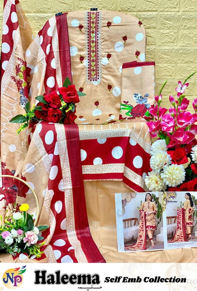 Nand Gopal Haleema Heavy Lawn Cotton Printed Exclusive Dailywear Salwar Suit