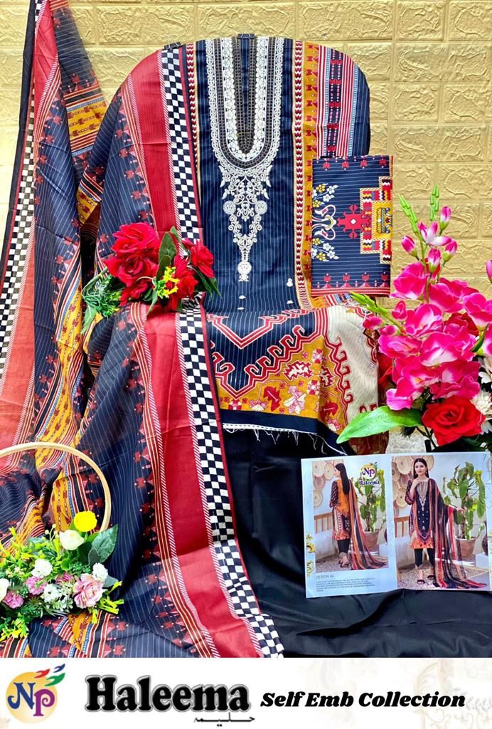 Nand Gopal Haleema Heavy Lawn Cotton Printed Exclusive Dailywear Salwar Suit