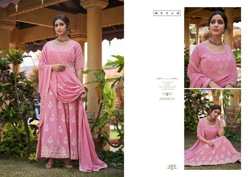 Navayat Nx Georgette Kali Heavy Embroidery Work Semi Velvet Fency Salwar Kameez