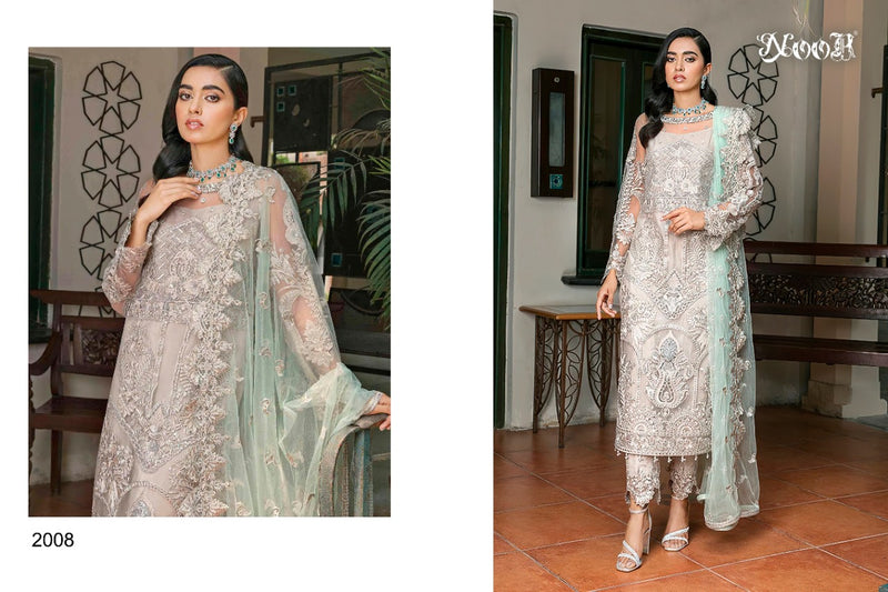 Noor Inlays Vol 2 Goergette With Heavy Embroidered Work Pakistani Suit