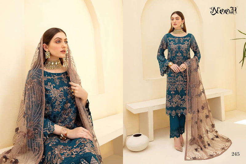 Noor Minhal Vol 2 Georgette Heavy Embroidered Work Pakistani Salwar Suit