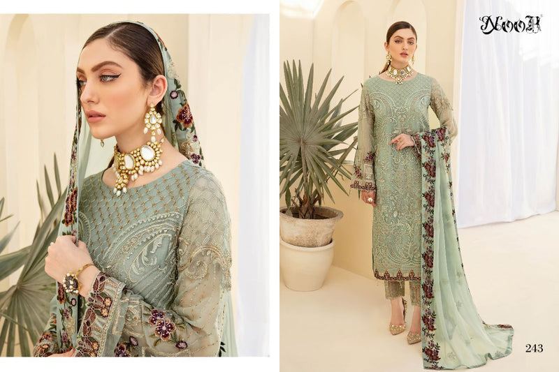 Noor Minhal Vol 2 Georgette Heavy Embroidered Work Pakistani Salwar Suit