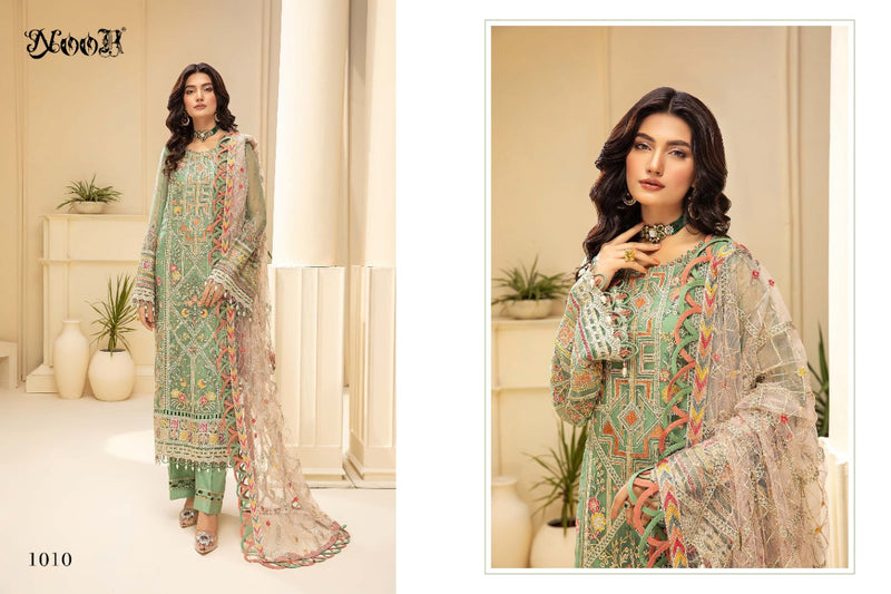 Noor Minhal Vol 3 Georgette With Heavy Embroidery Work Fancy Salwar Suit