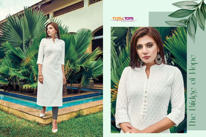 Olivia Vol 2 Rayon Chikan Sequence Work Fancy  Kurti