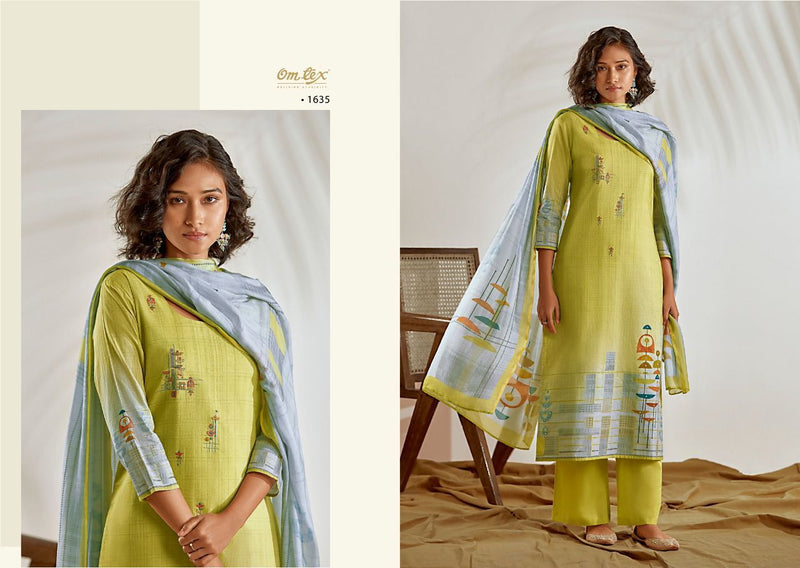 Omtex Karissa Lawn Cotton Digital Print Embroidered Handwork Salwar Suit