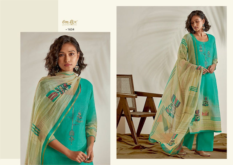 Omtex Karissa Lawn Cotton Digital Print Embroidered Handwork Salwar Suit