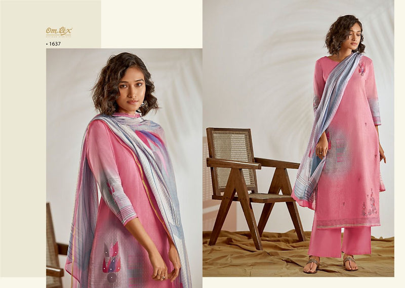 Omtex Karissa Lawn Cotton Digital Print Embroidered Handwork Salwar Suit