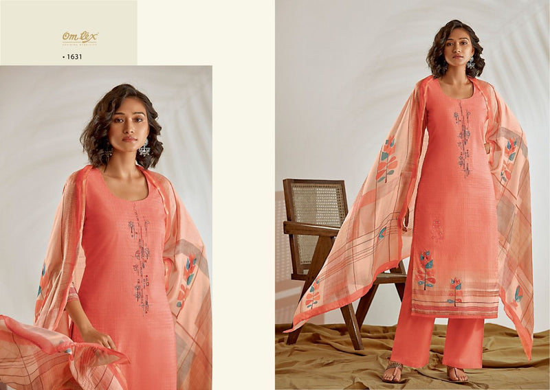 Omtex Karissa Lawn Cotton Digital Print Embroidered Handwork Salwar Suit
