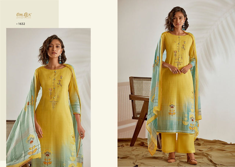 Omtex Karissa Lawn Cotton Digital Print Embroidered Handwork Salwar Suit