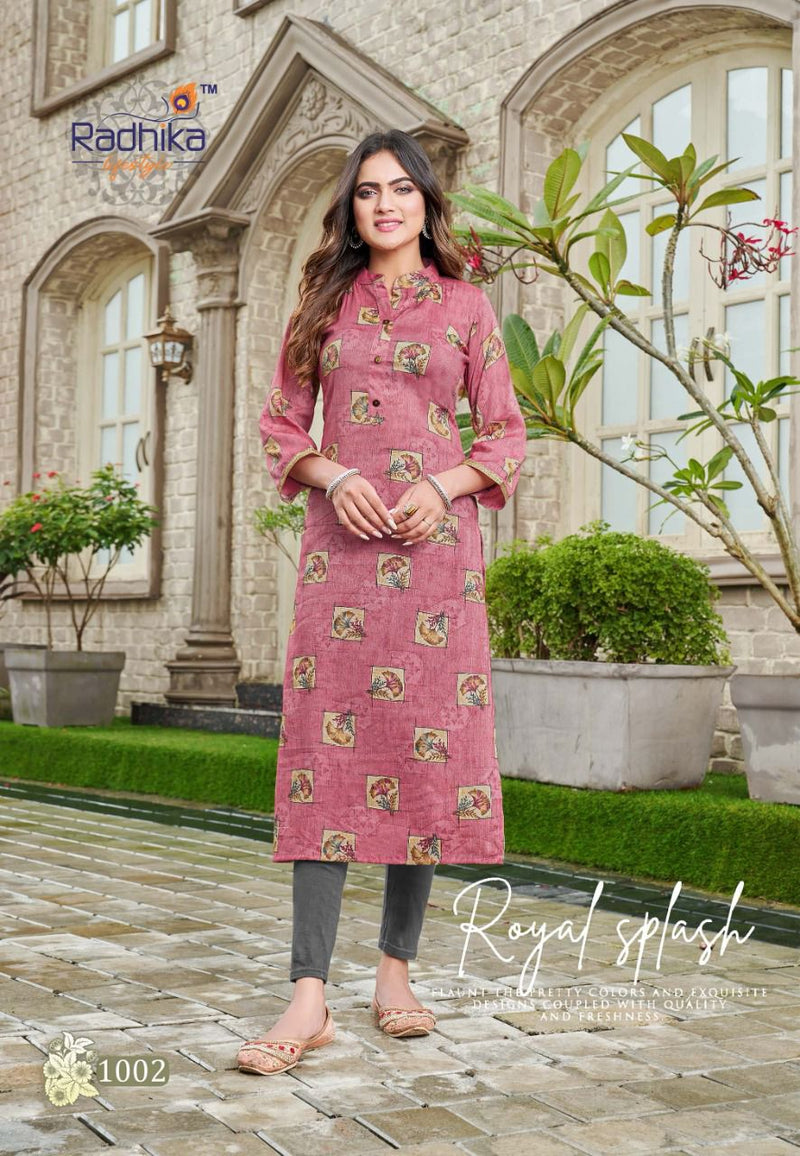 Radhika Lifestyle Paheli Vol 1 Rayon With Fancy Work Stylish Designer Casual Wear Fancy Kurti
