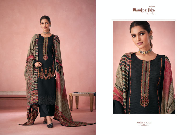 Mumtaz Paisley Vol 2 Pashmina With Heavy Embroidery Work Stylish Designer Casual Look Salwar Kameez