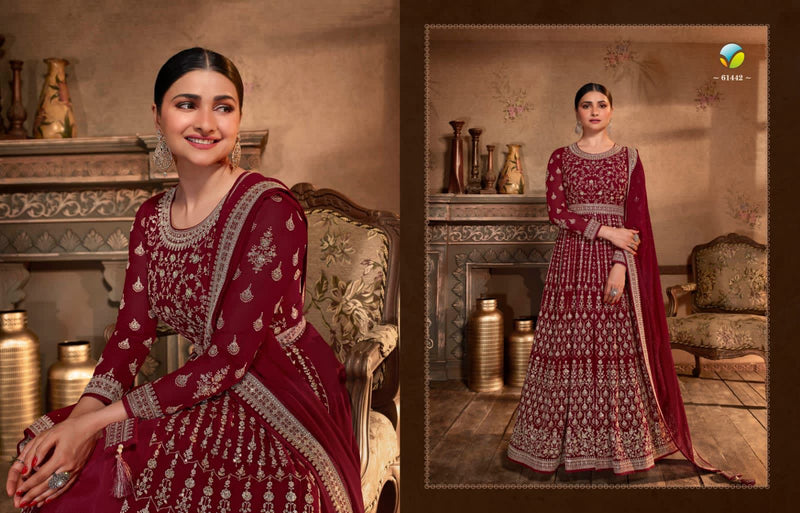 Vinay Fashion Pakeeza Georgette With Heavy Embroidery Work Stylish Designer Long Wedding Wear Salwar Kameez
