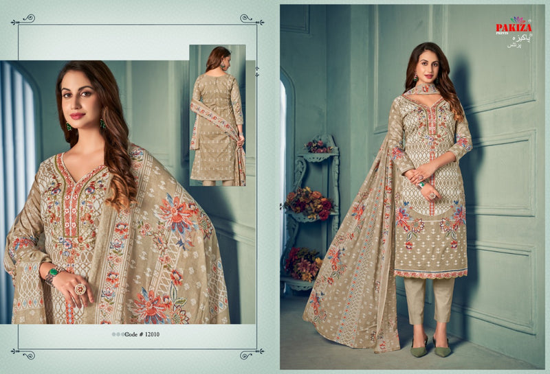 Pakiza Prints Vol 12 Lawn Cotton Printed Designer Festive Wear Salwar Suits