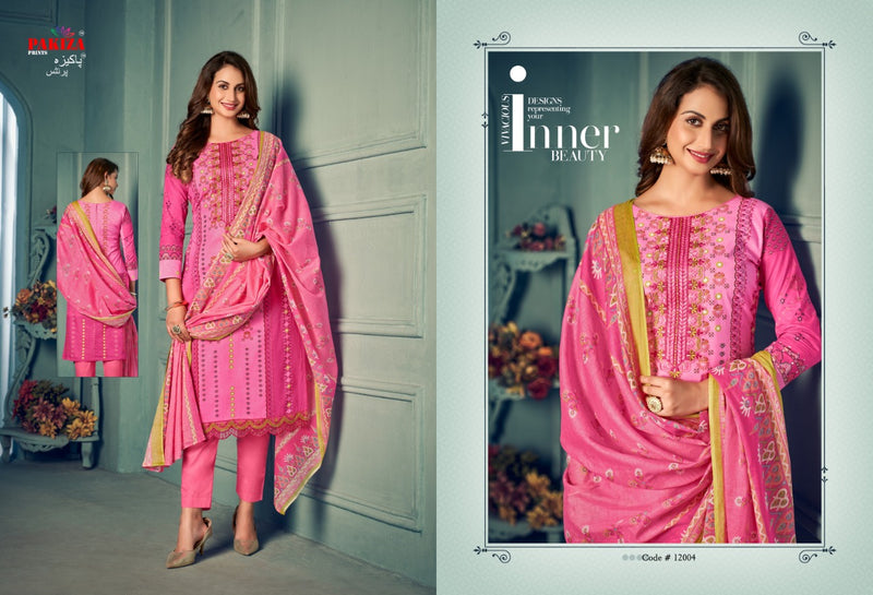 Pakiza Prints Vol 12 Lawn Cotton Printed Designer Festive Wear Salwar Suits