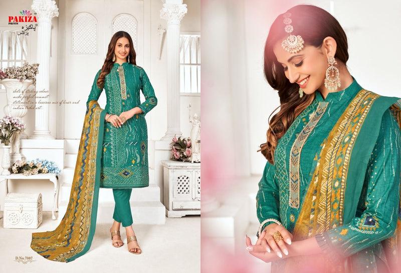 Pakiza Prints Vol 7 Cambric Cotton Designer Party Wear Salwar Suits