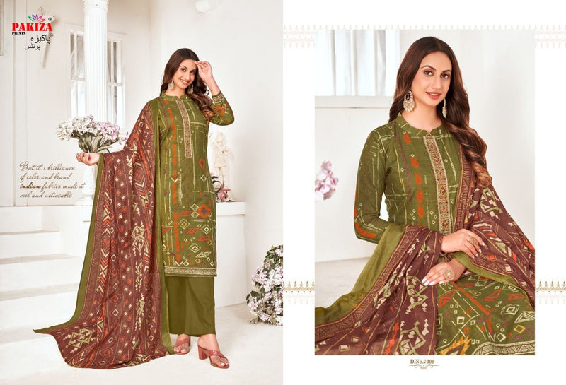 Pakiza Prints Vol 7 Cambric Cotton Designer Party Wear Salwar Suits