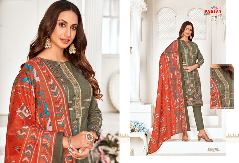 Pakiza Prints Vol 7 Cambric Cotton Designer Party Wear Salwar Suits