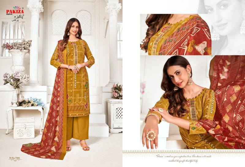 Pakiza Prints Vol 7 Cambric Cotton Designer Party Wear Salwar Suits
