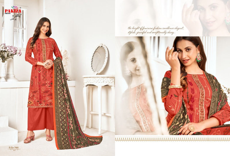 Pakiza Prints Vol 7 Cambric Cotton Designer Party Wear Salwar Suits