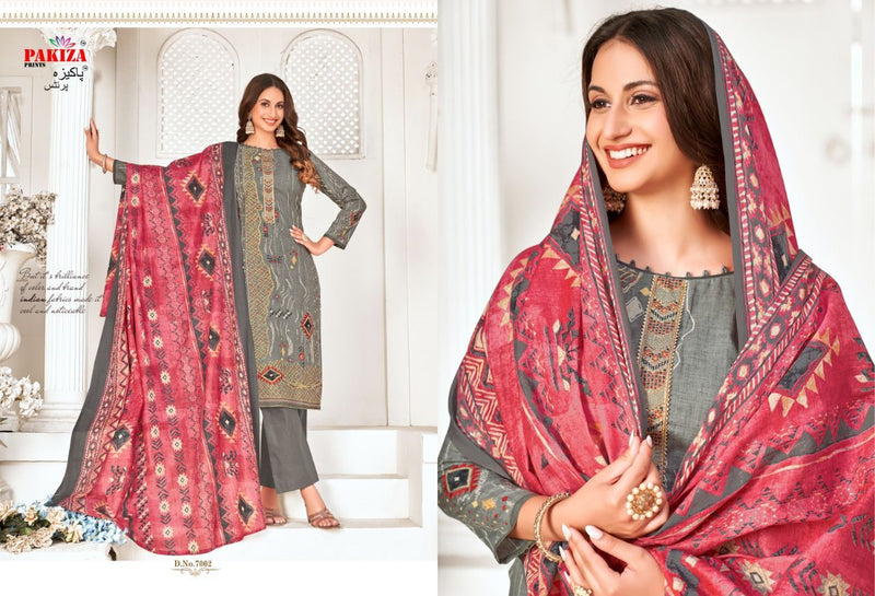 Pakiza Prints Vol 7 Cambric Cotton Designer Party Wear Salwar Suits