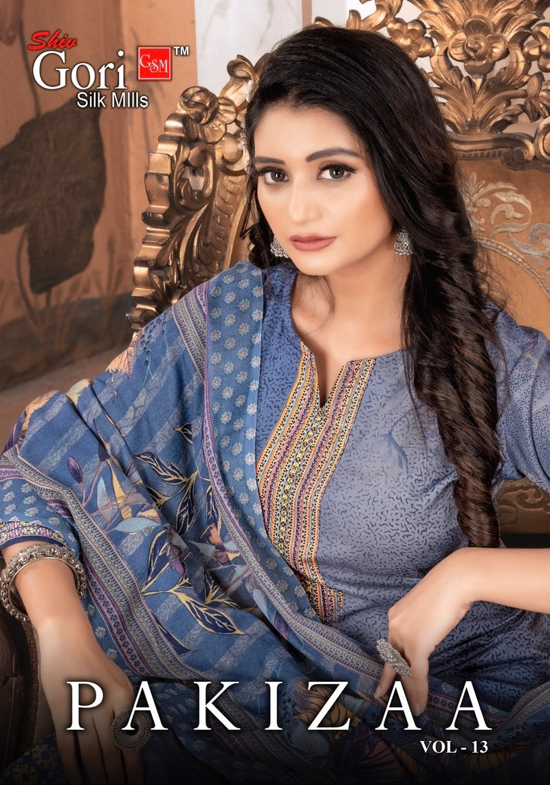 Shiv Gori Pakizaa Vol 14 Pure Cotton With Heavy Embroidery Work Stylish Designer Casual Look Salwar Suit