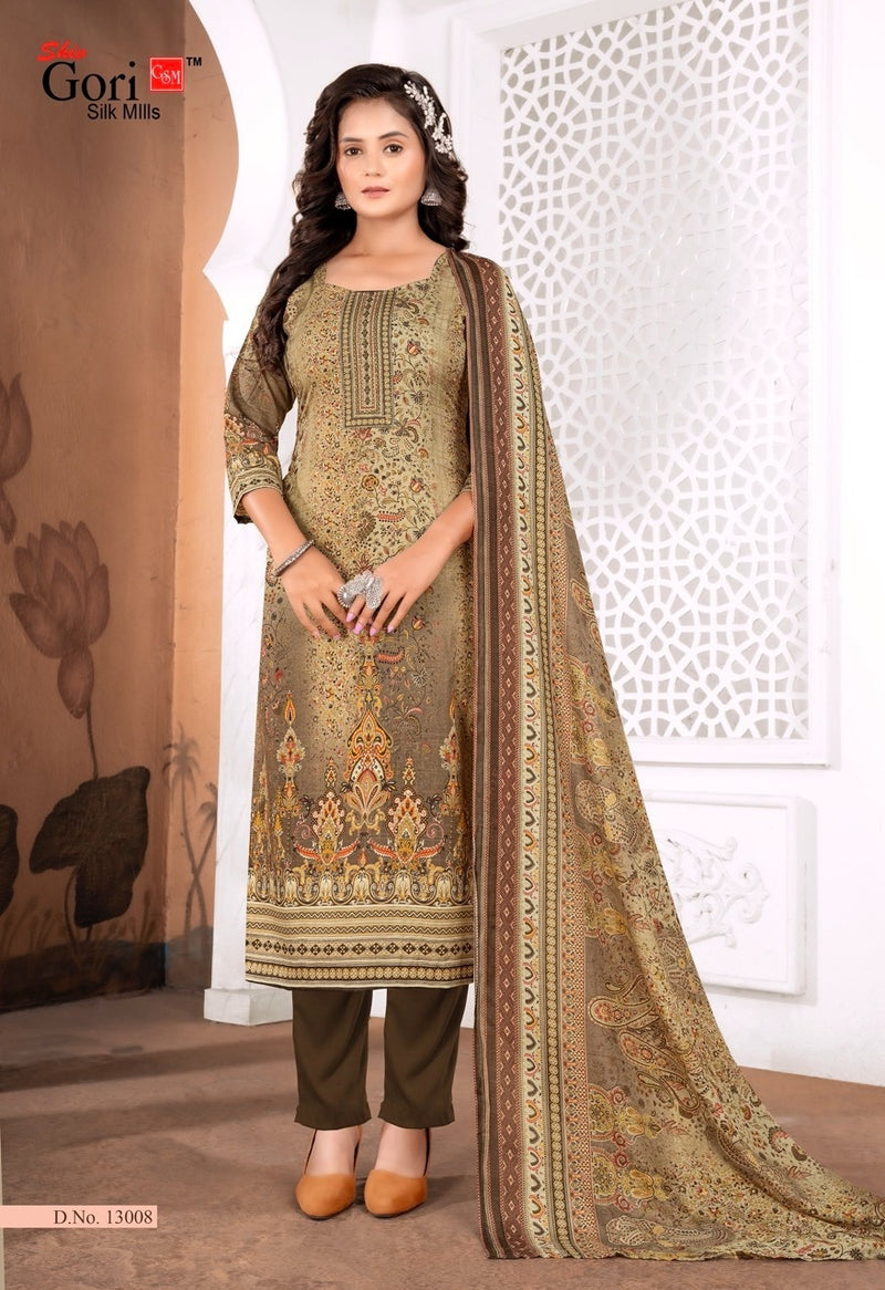 Shiv Gori Pakizaa Vol 14 Pure Cotton With Heavy Embroidery Work Stylish Designer Casual Look Salwar Suit