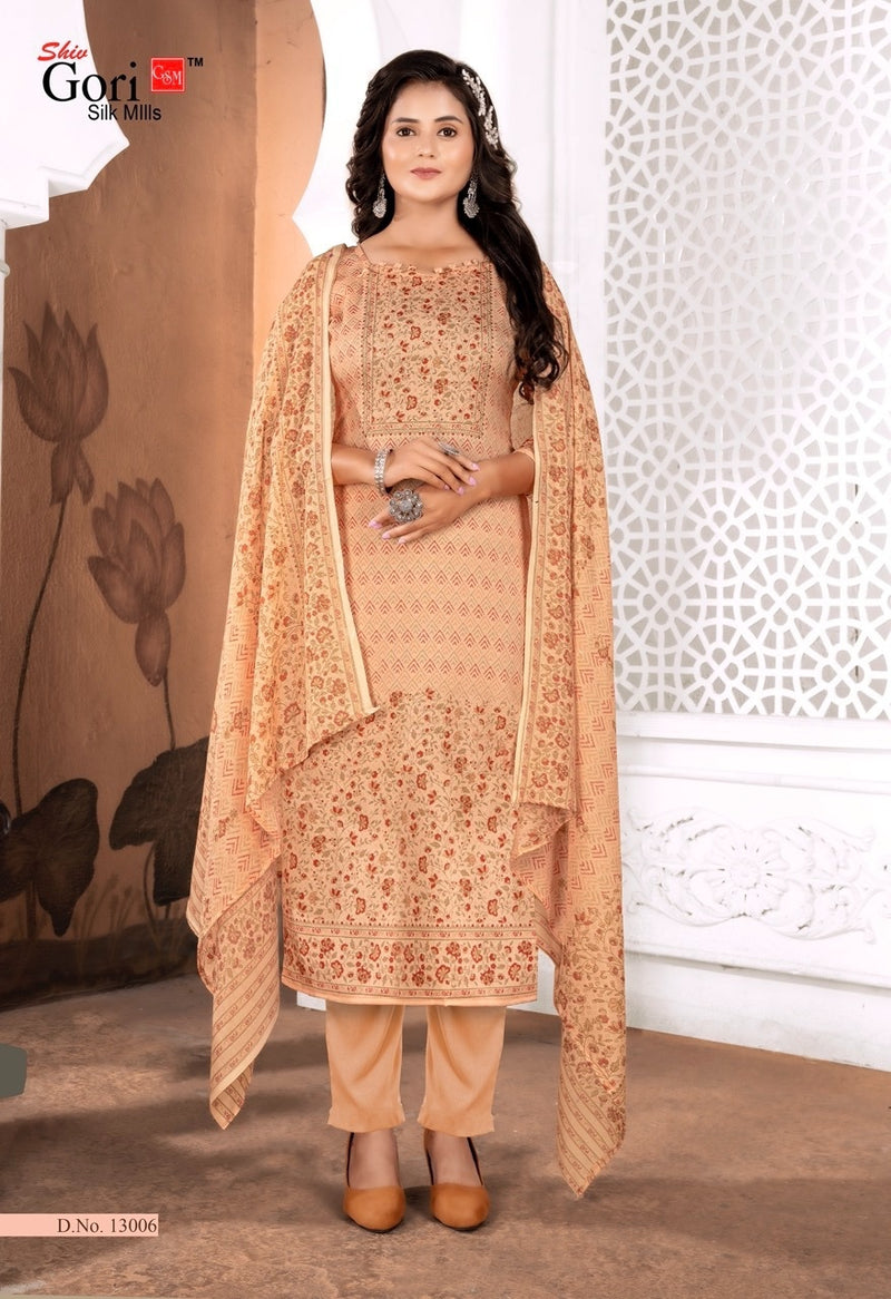 Shiv Gori Pakizaa Vol 14 Pure Cotton With Heavy Embroidery Work Stylish Designer Casual Look Salwar Suit