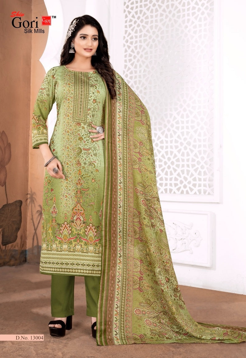 Shiv Gori Pakizaa Vol 14 Pure Cotton With Heavy Embroidery Work Stylish Designer Casual Look Salwar Suit