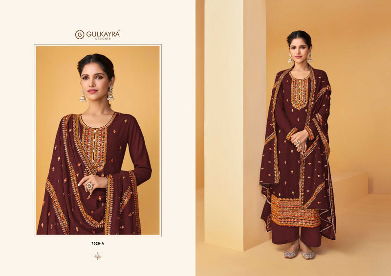 Gulkayra Designer Palak Georgette Party Wear Fancy Salwar Suits