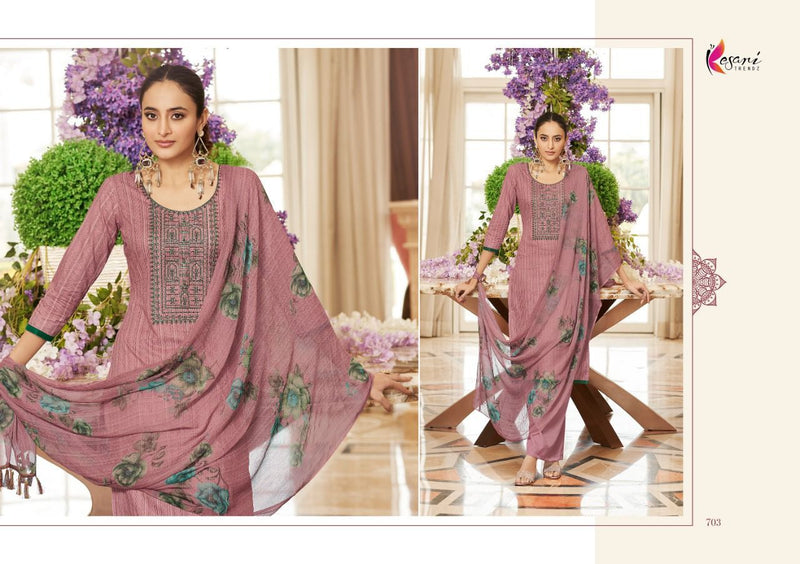 Kesari Trendz Palak Cambric Cotton Designer Festive Wear Salwar Suits