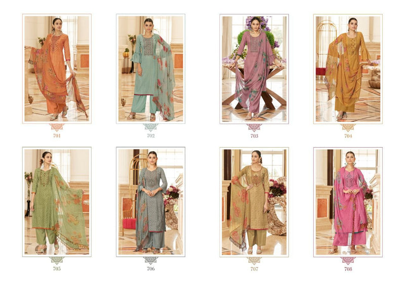 Kesari Trendz Palak Cambric Cotton Designer Festive Wear Salwar Suits